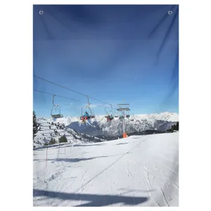 Chairlift Austrian Alps - Wall Tapestry