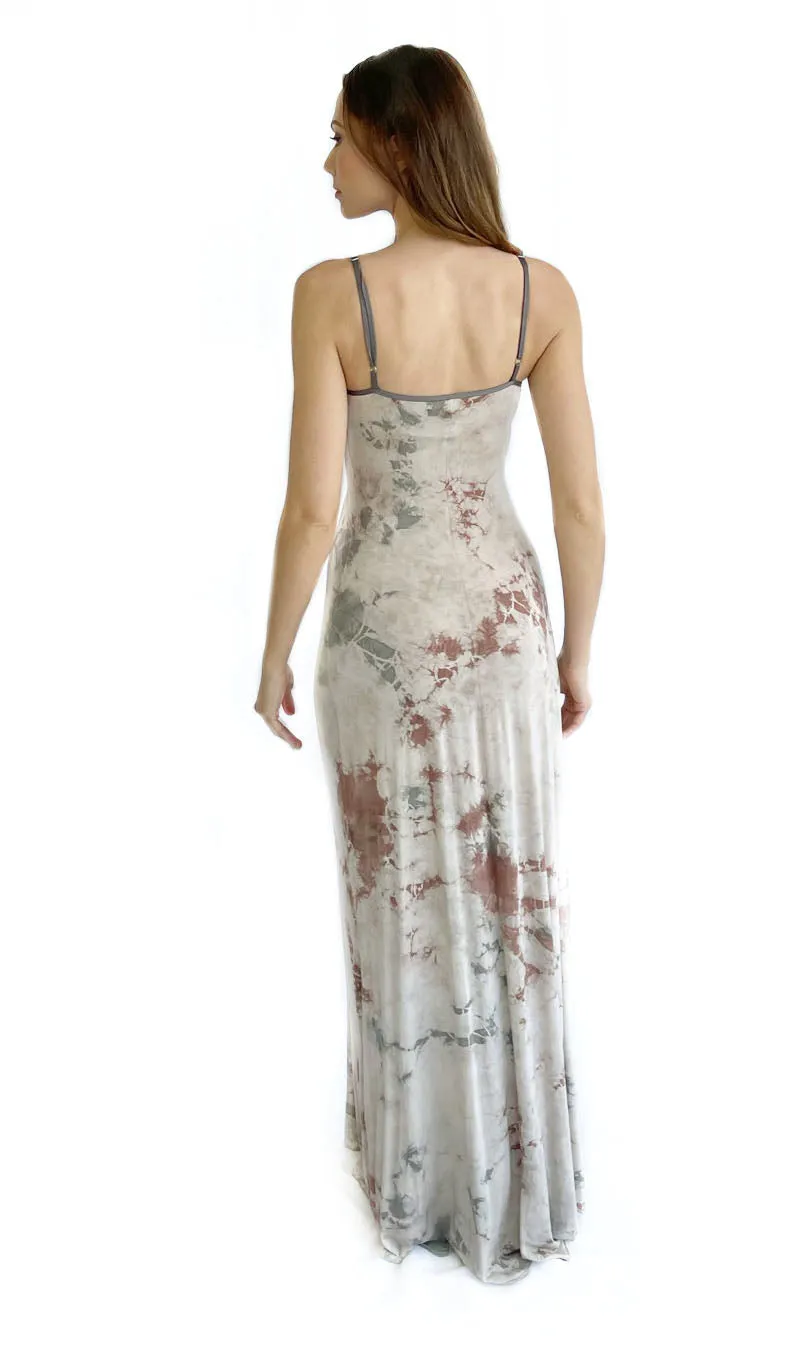 Closed Back Scoop Keyhole Dress