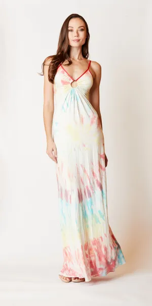 Closed Back Scoop Keyhole Dress