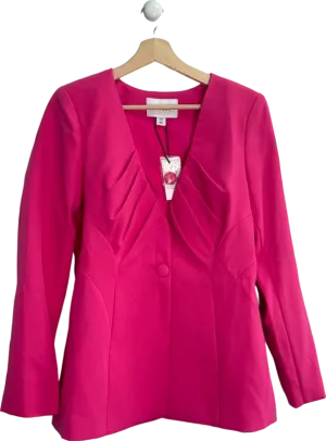 Coast Pink Fitted Blazer UK 10