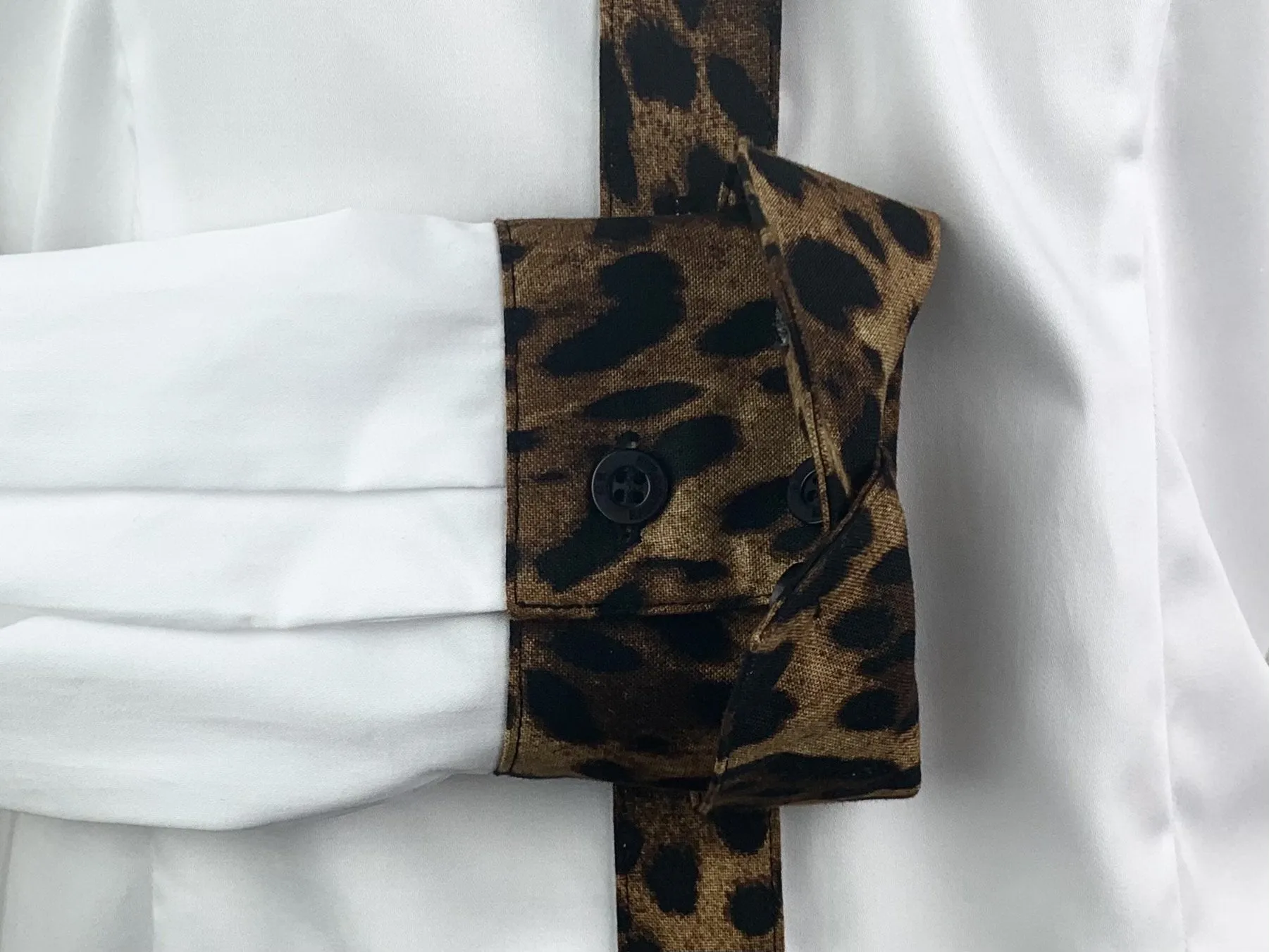 CR Western Pro Wild About Leopard White- FINAL SALE