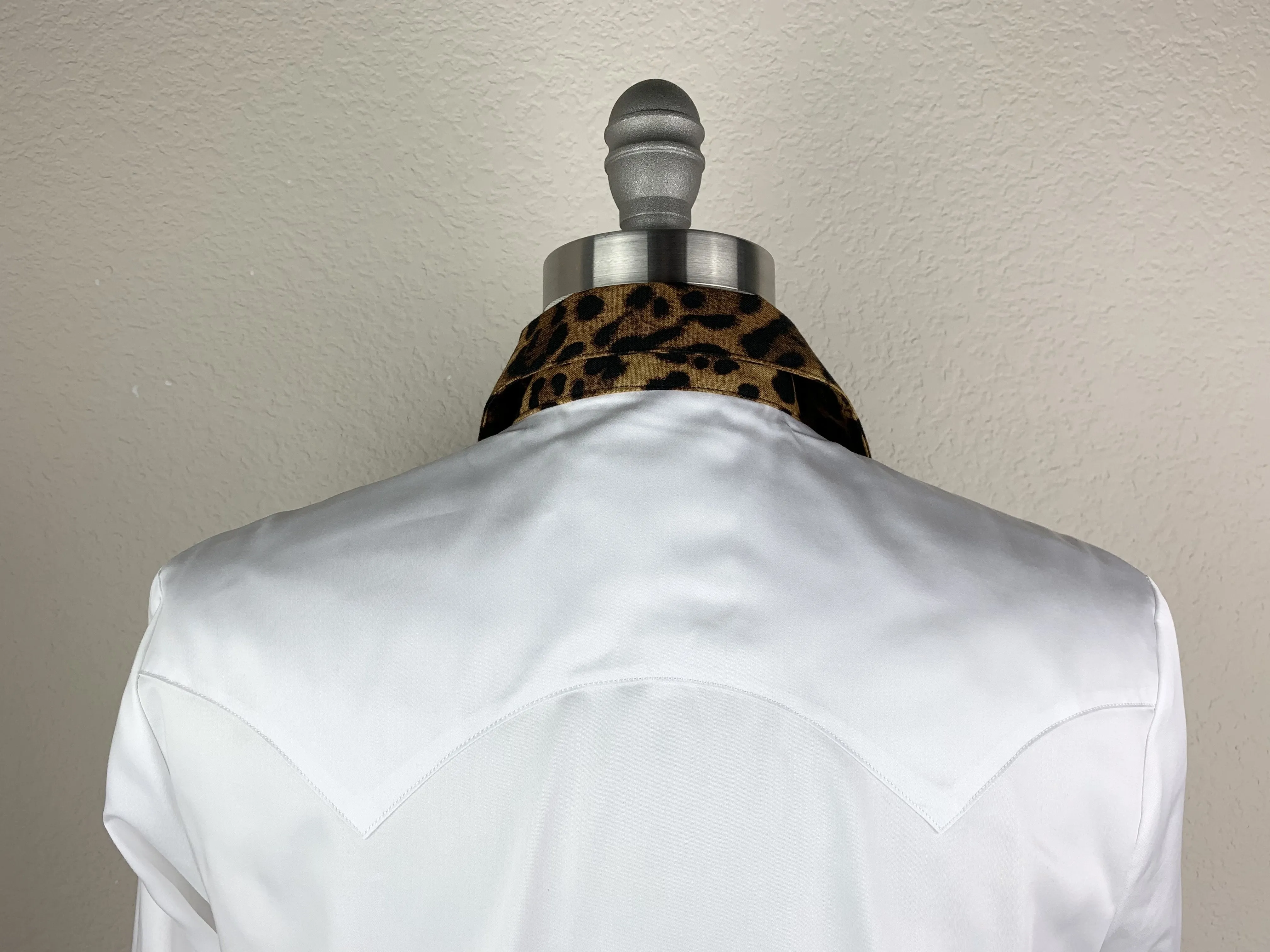 CR Western Pro Wild About Leopard White- FINAL SALE