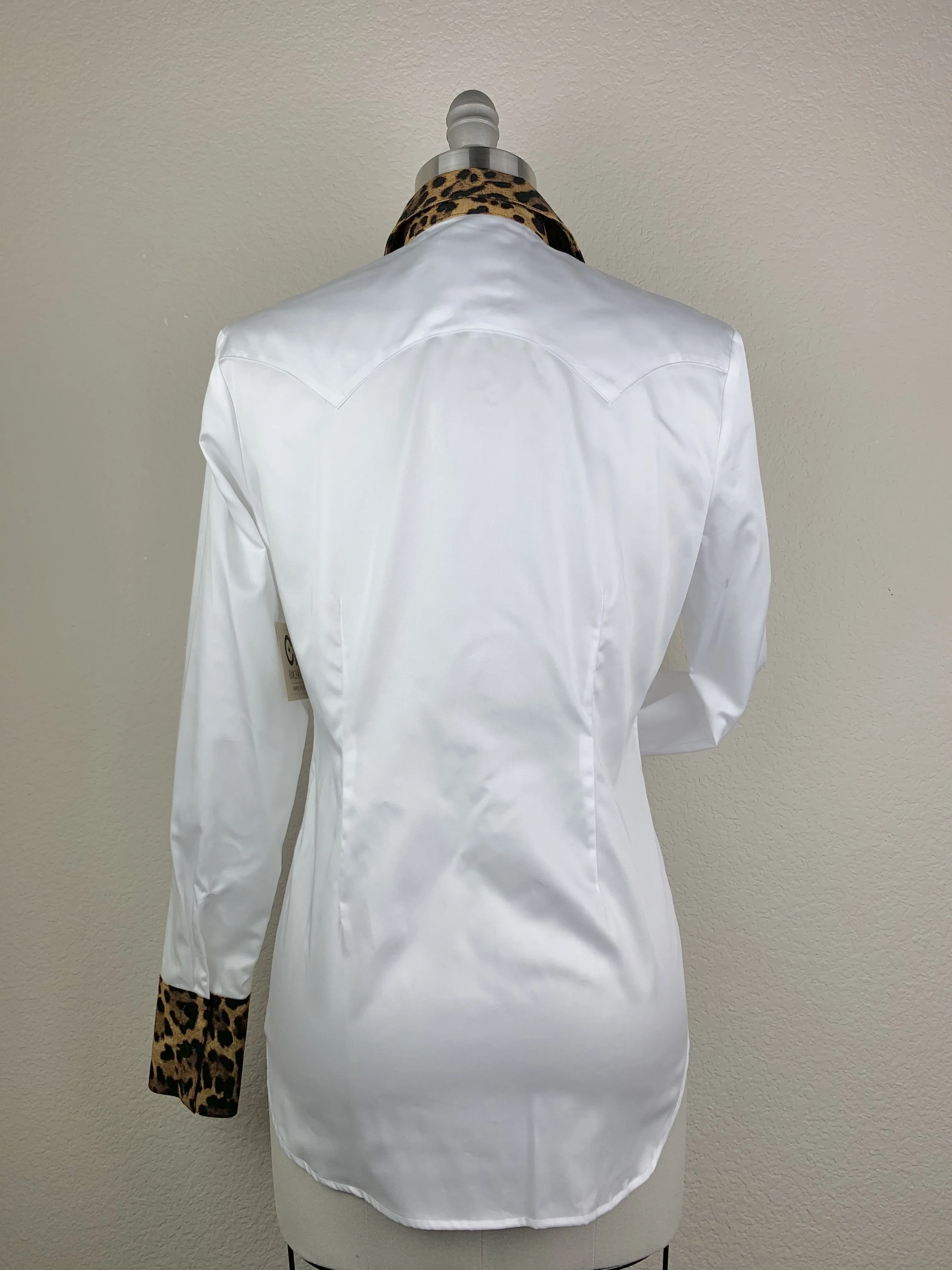 CR Western Pro Wild About Leopard White- FINAL SALE