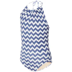 Crete Girls Halterneck Bather - Indigo Blue