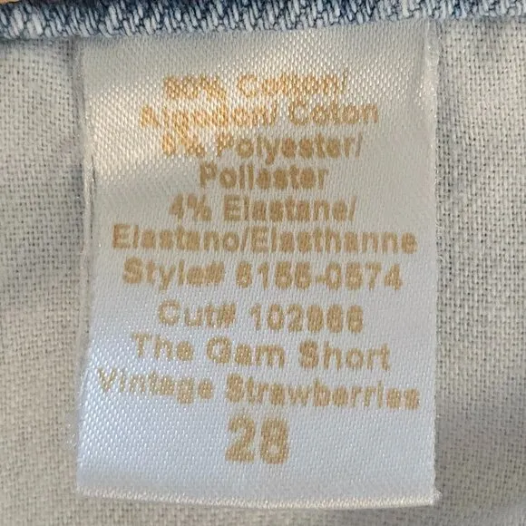 Current/Elliott The Gam Short in Vintage Strawberries
