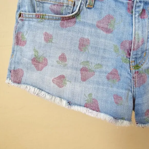 Current/Elliott The Gam Short in Vintage Strawberries