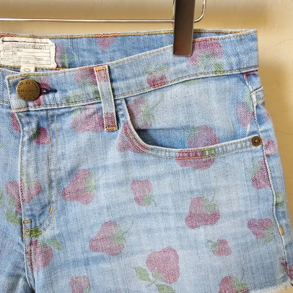 Current/Elliott The Gam Short in Vintage Strawberries