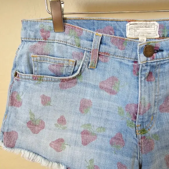 Current/Elliott The Gam Short in Vintage Strawberries