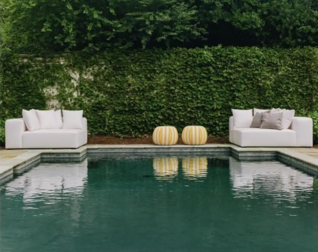 Custom Ball Outdoor Ottoman