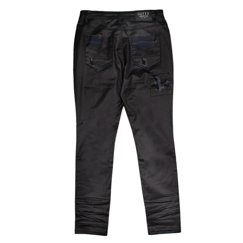 Cutty Men Fabian Denim Jean - Black