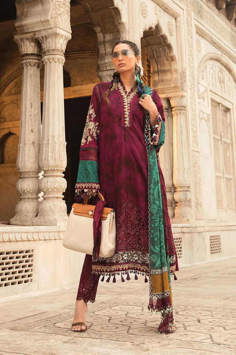 D-2214-B | Maria B Mein Teri Aan Lawn Summer Collection 22 | Unstitched Embroidered  Lawn Suits