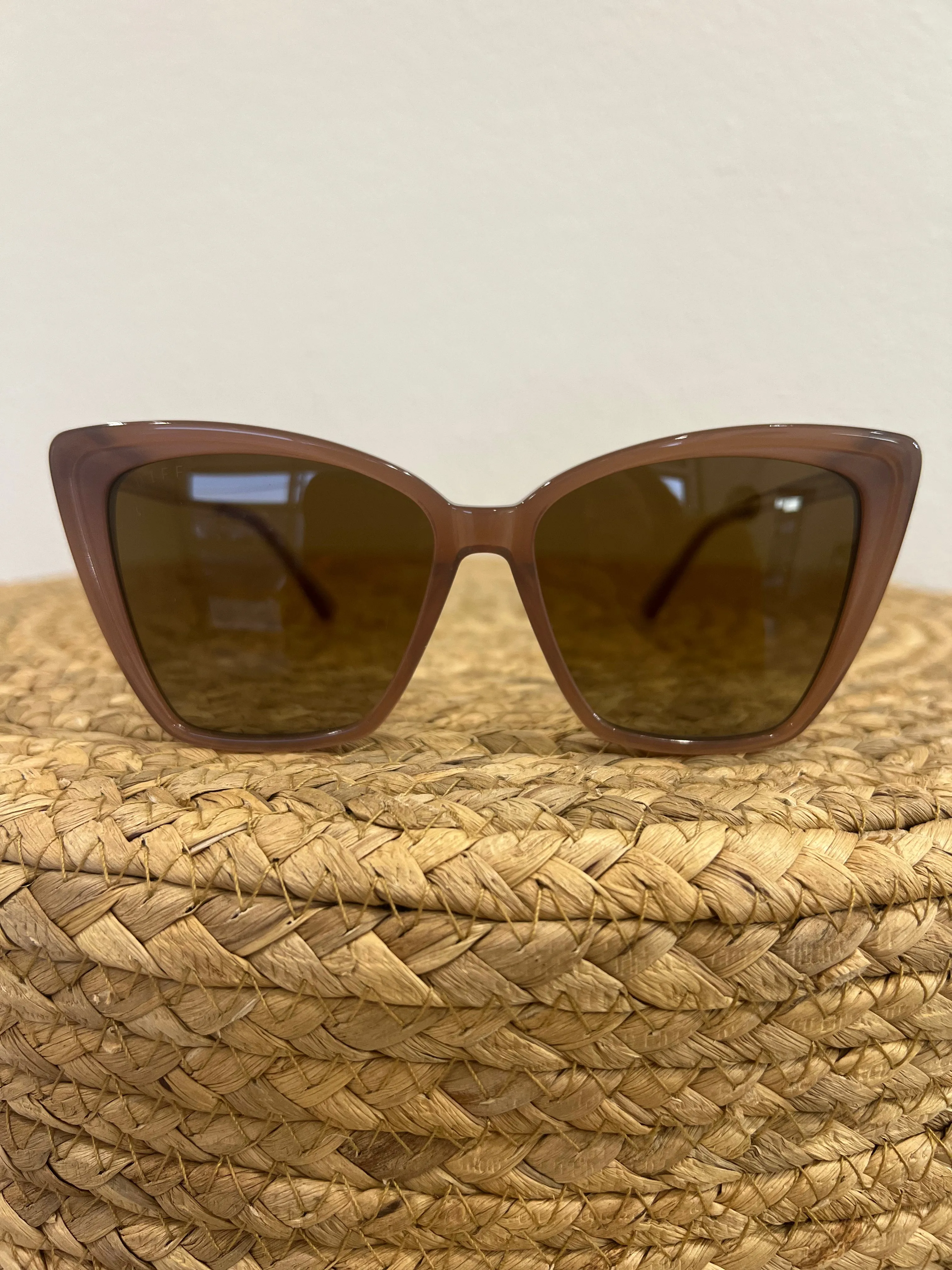 Diff Becky II Sunglasses in Macchiato   Brown Gradient Polarized