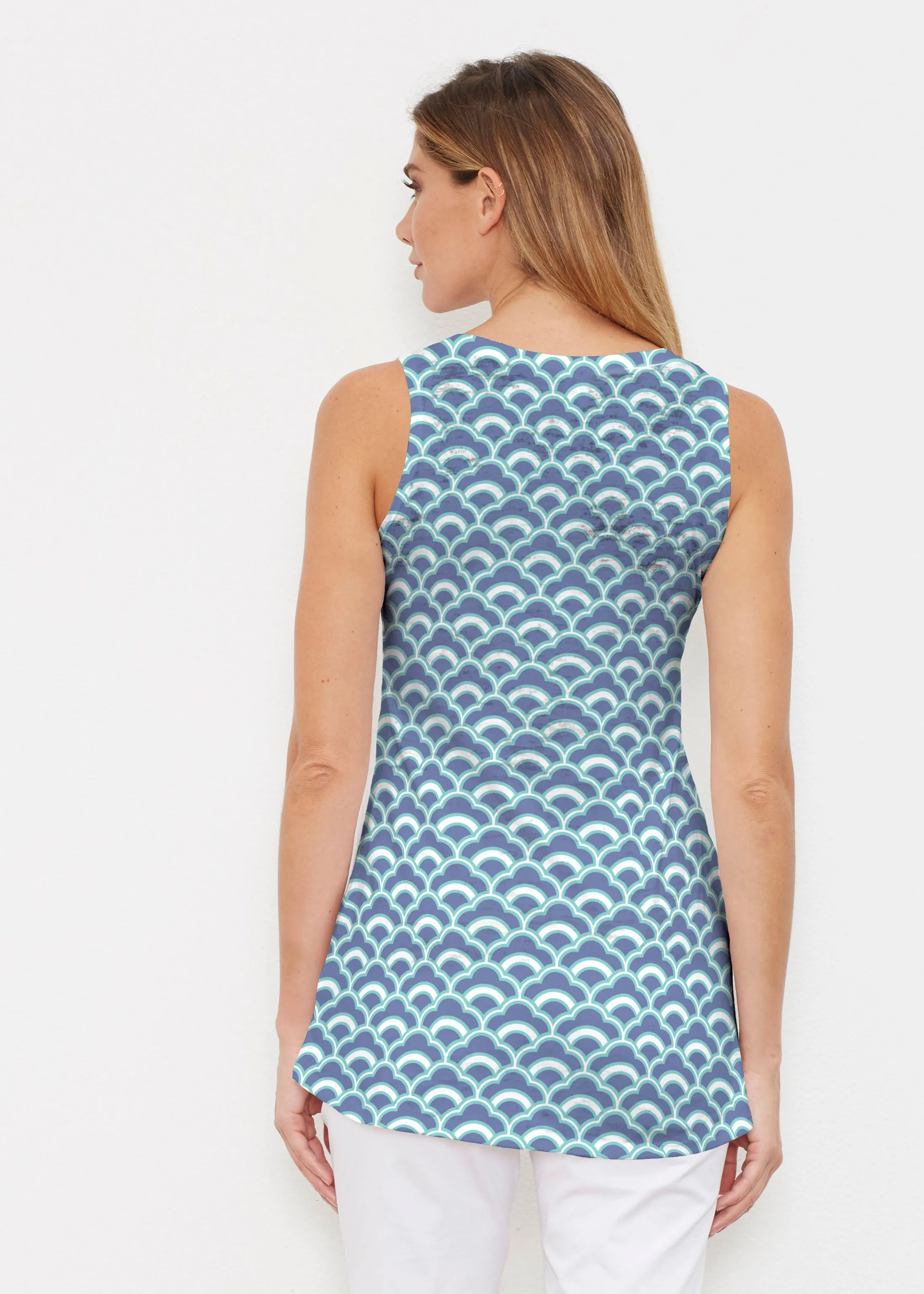 Disco Blue (8067) ~ High-low Tank