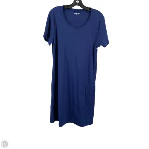 Dress Casual Maxi By Lands End In Blue, Size: M