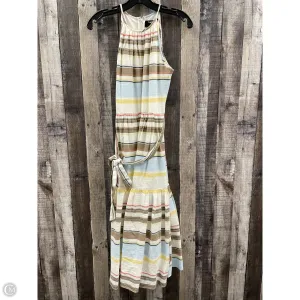 Dress Casual Midi By Dkny In Multi-colored, Size: Xs