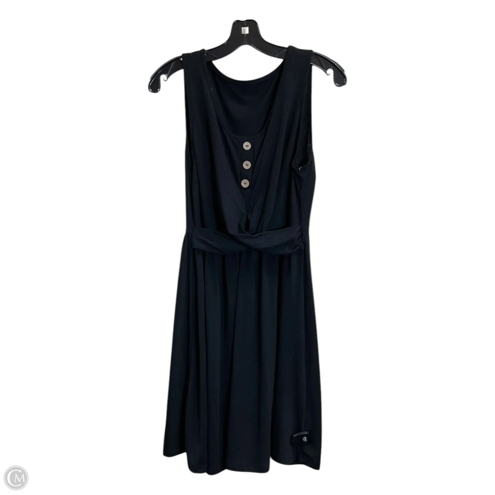 Dress Casual Midi By Shein In Black, Size: L