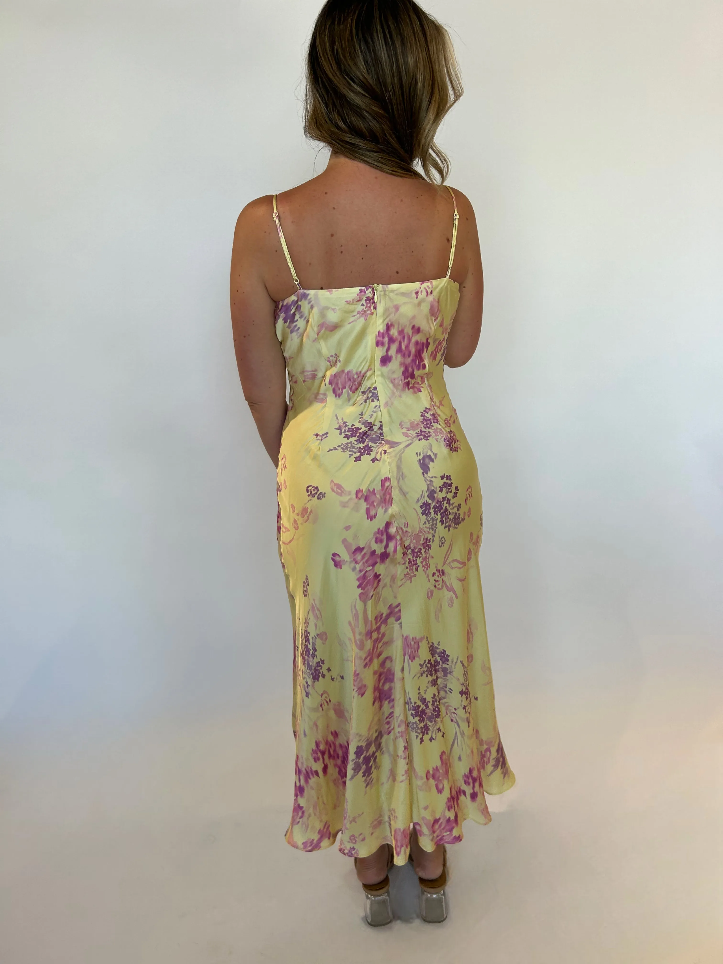 Elyria Satin Midi Dress