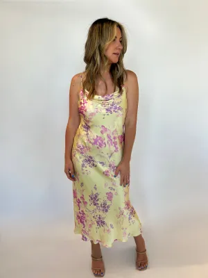 Elyria Satin Midi Dress