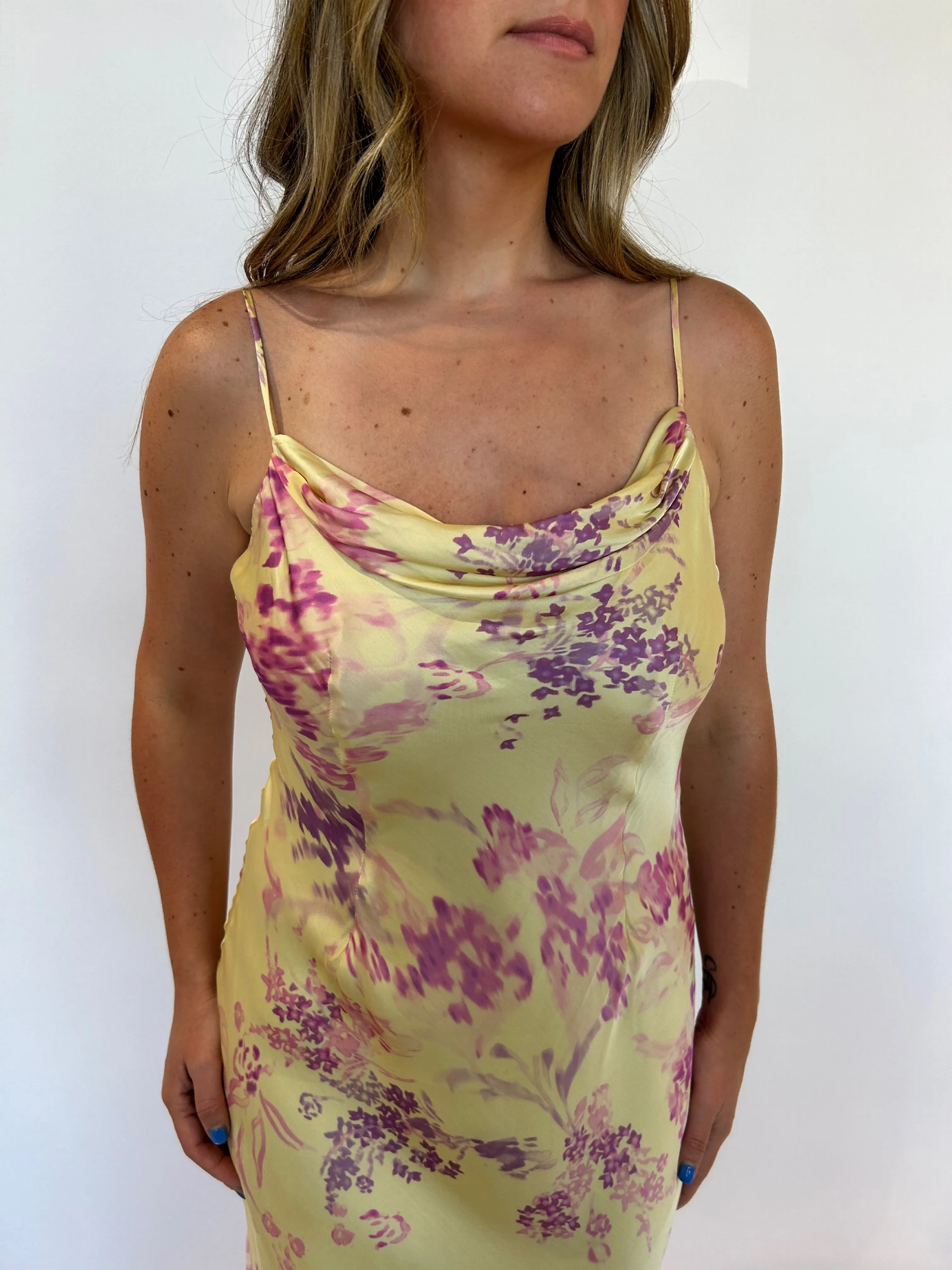 Elyria Satin Midi Dress