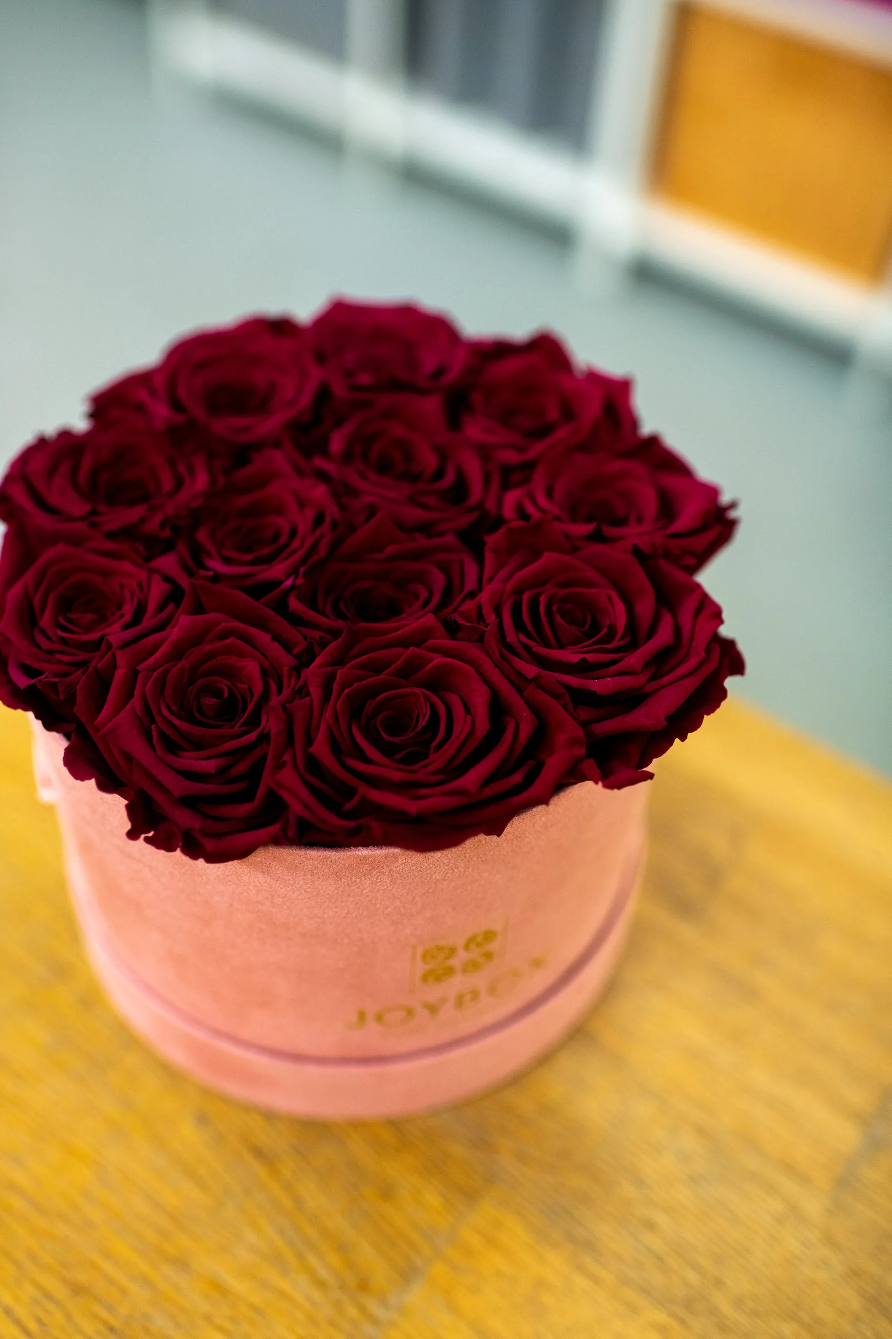 Everlasting 12 Rose Pink Suede box (choose color)