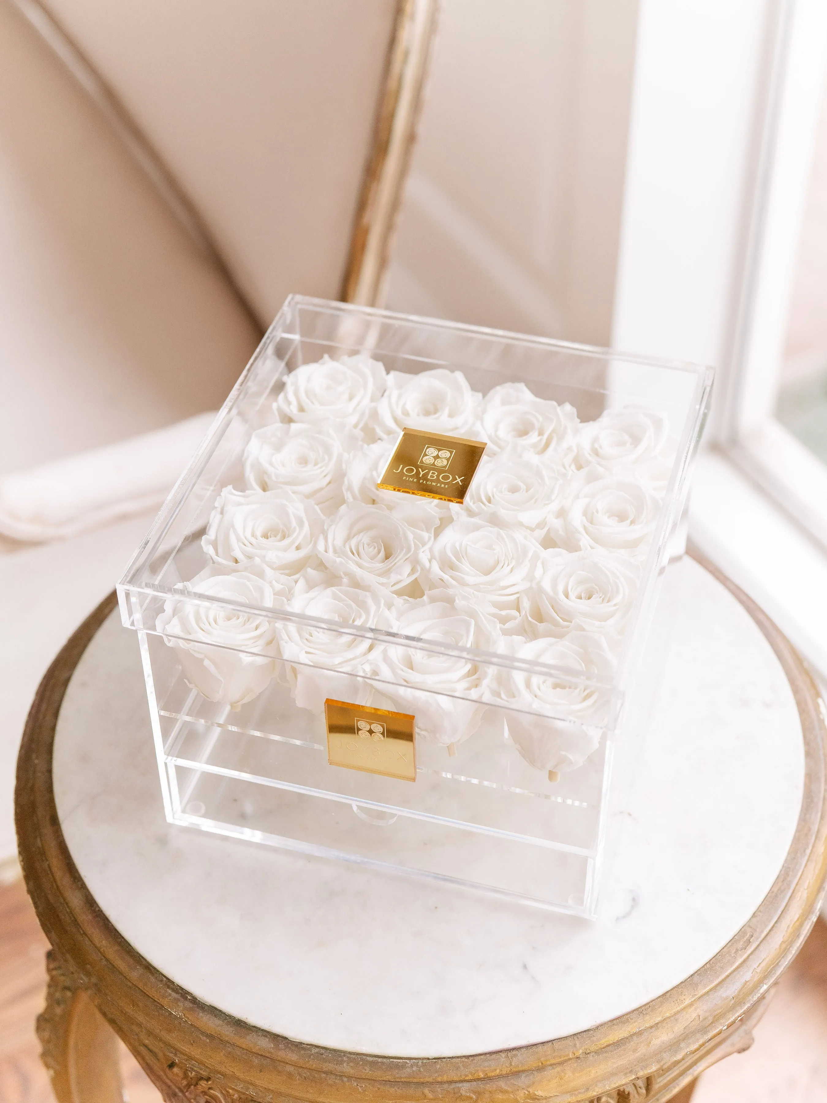 Everlasting Roses- 16 Roses with Drawer (choose color)