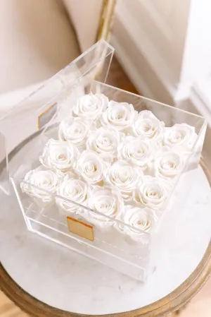 Everlasting Roses- 16 Roses with Drawer (choose color)