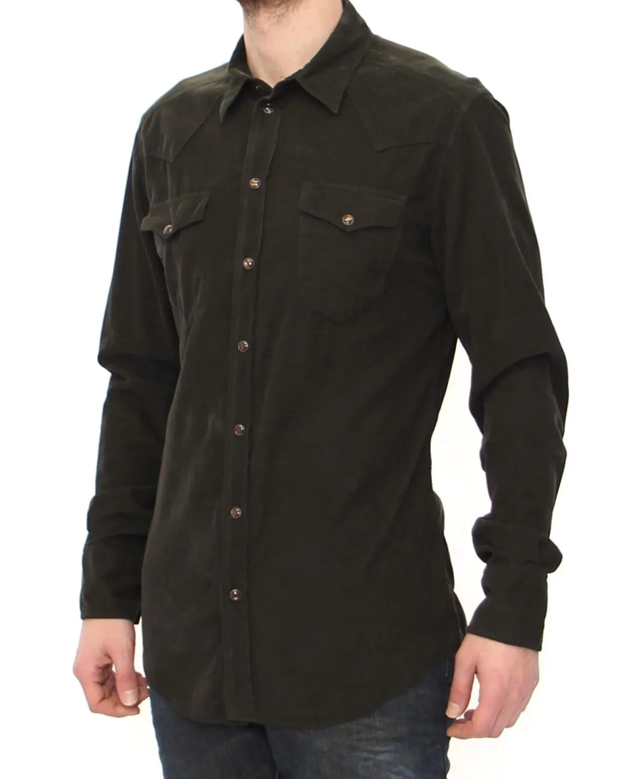 Exclusive Green Manchester Sicilia Casual Shirt