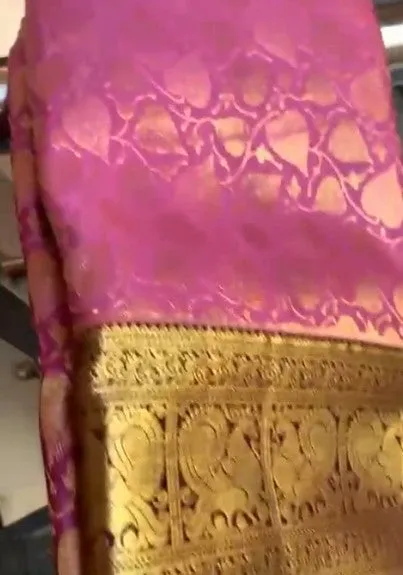 Fashion Vibes Presents Pure Kancheepuram Handwoven Silk Saree