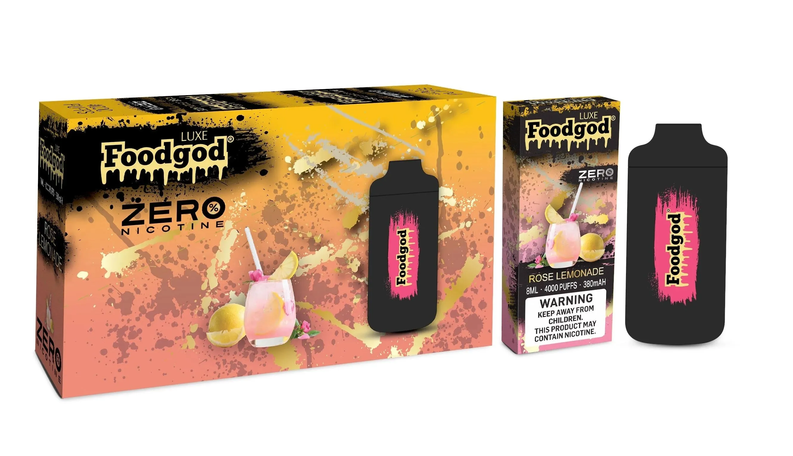 Foodgod Luxe Zero Nicotine 4000 Puff Disposable Vape - 1 Pack
