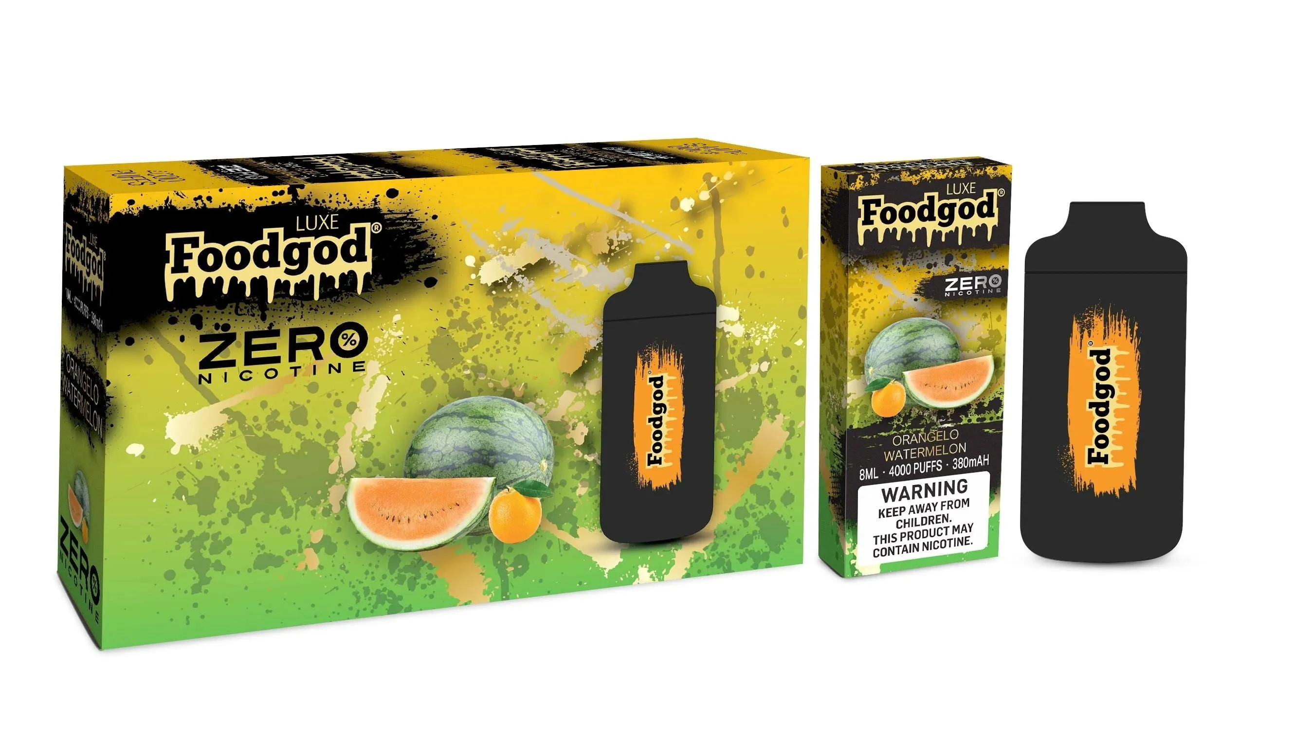 Foodgod Luxe Zero Nicotine 4000 Puff Disposable Vape - 1 Pack