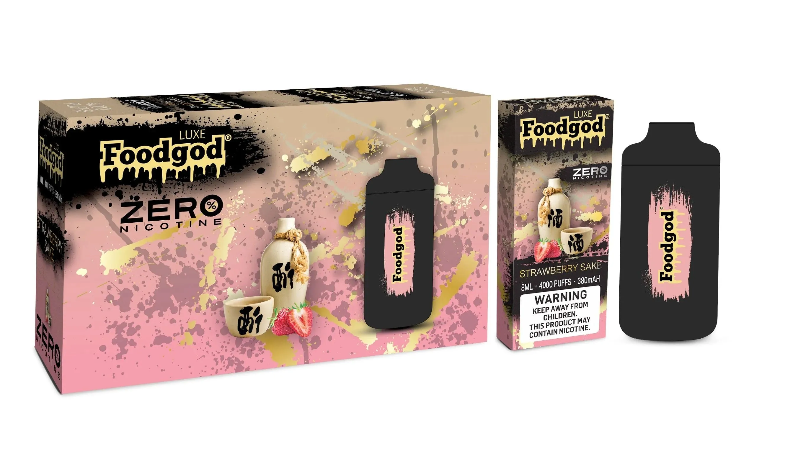 Foodgod Luxe Zero Nicotine 4000 Puff Disposable Vape - 1 Pack