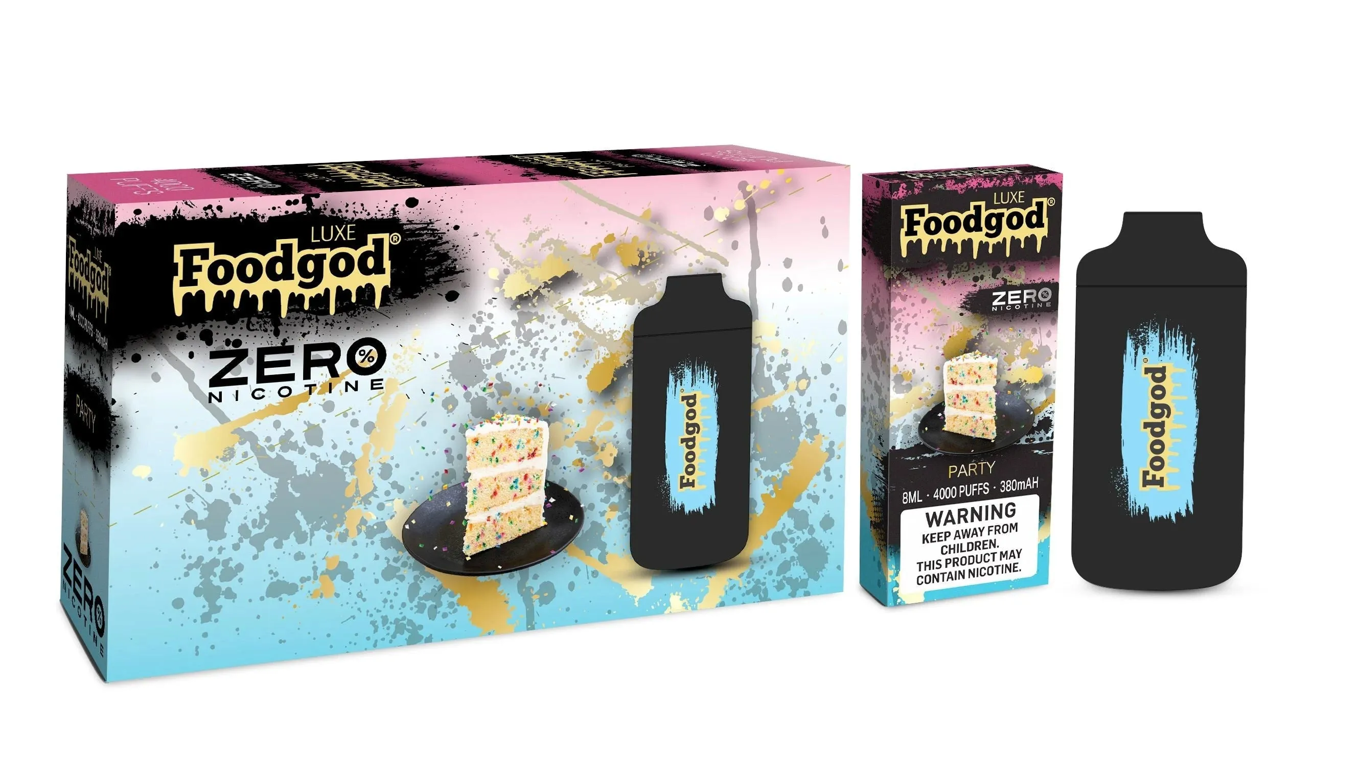 Foodgod Luxe Zero Nicotine 4000 Puff Disposable Vape - 1 Pack