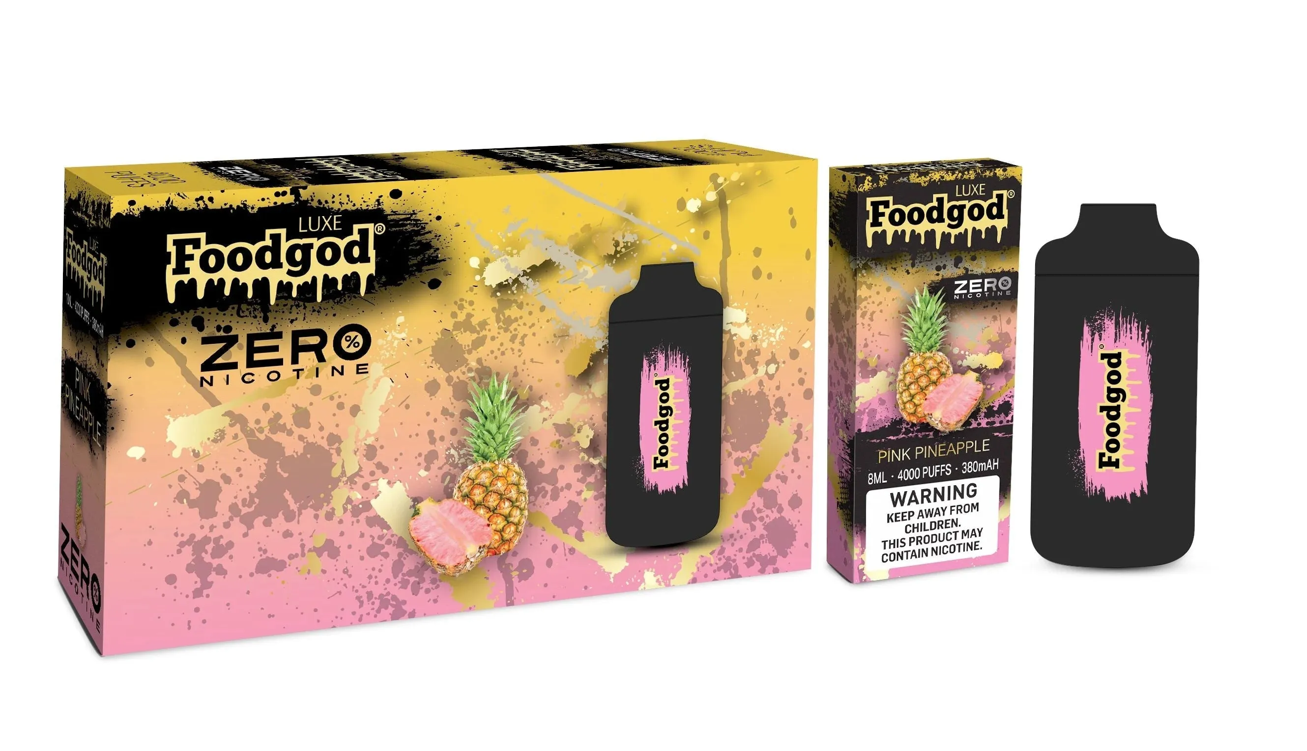 Foodgod Luxe Zero Nicotine 4000 Puff Disposable Vape - 1 Pack