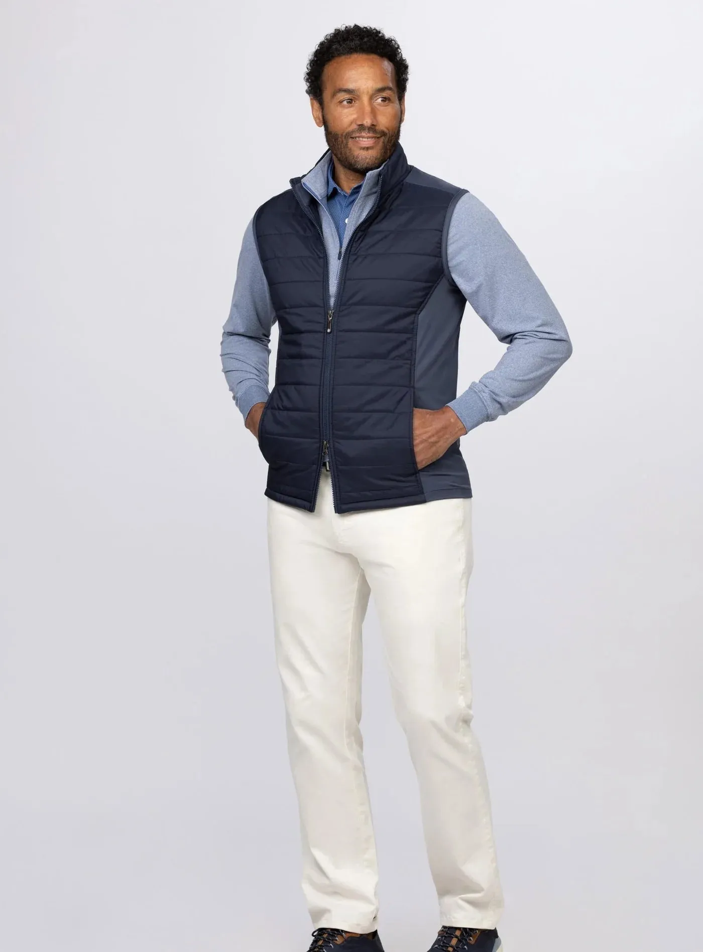 Fusion Quilted Vest - Ink
