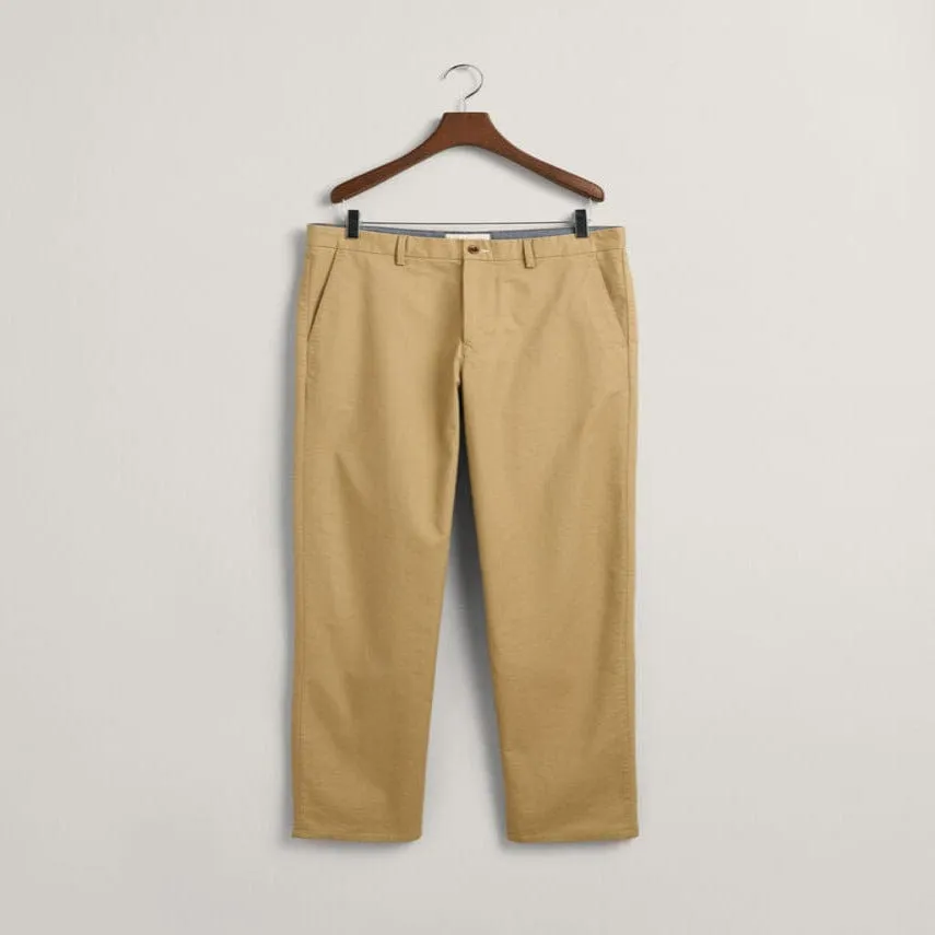 Gant Regular Fit Tech Prep Chinos Dark Khaki