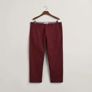 Gant Regular Fit Tech Prep Chinos Red Shadow