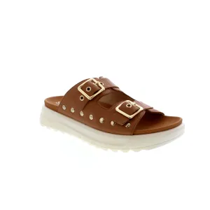 Geox D Xand 2.1S Slide - Tan