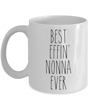 Gift For Nonna Best Effin' Nonna Ever Mug Coffee Cup Funny Coworker Gifts