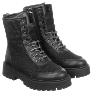 Girls Black Boots