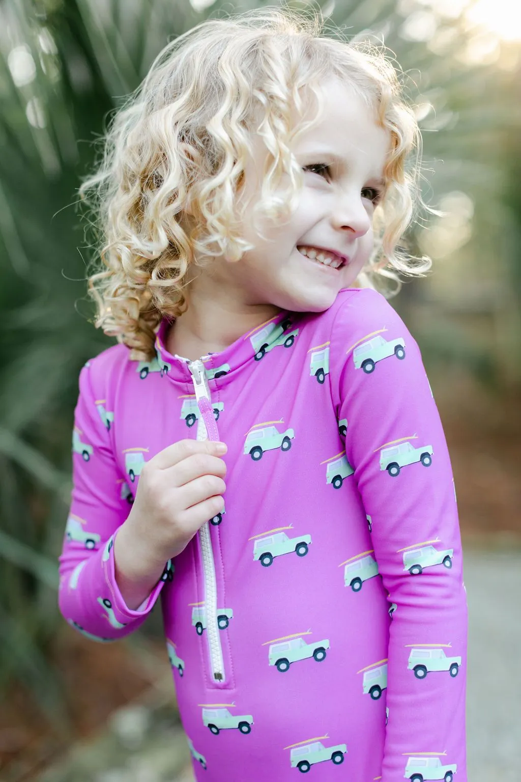 Girl's One-Piece Surf Suit Beach Cruiser