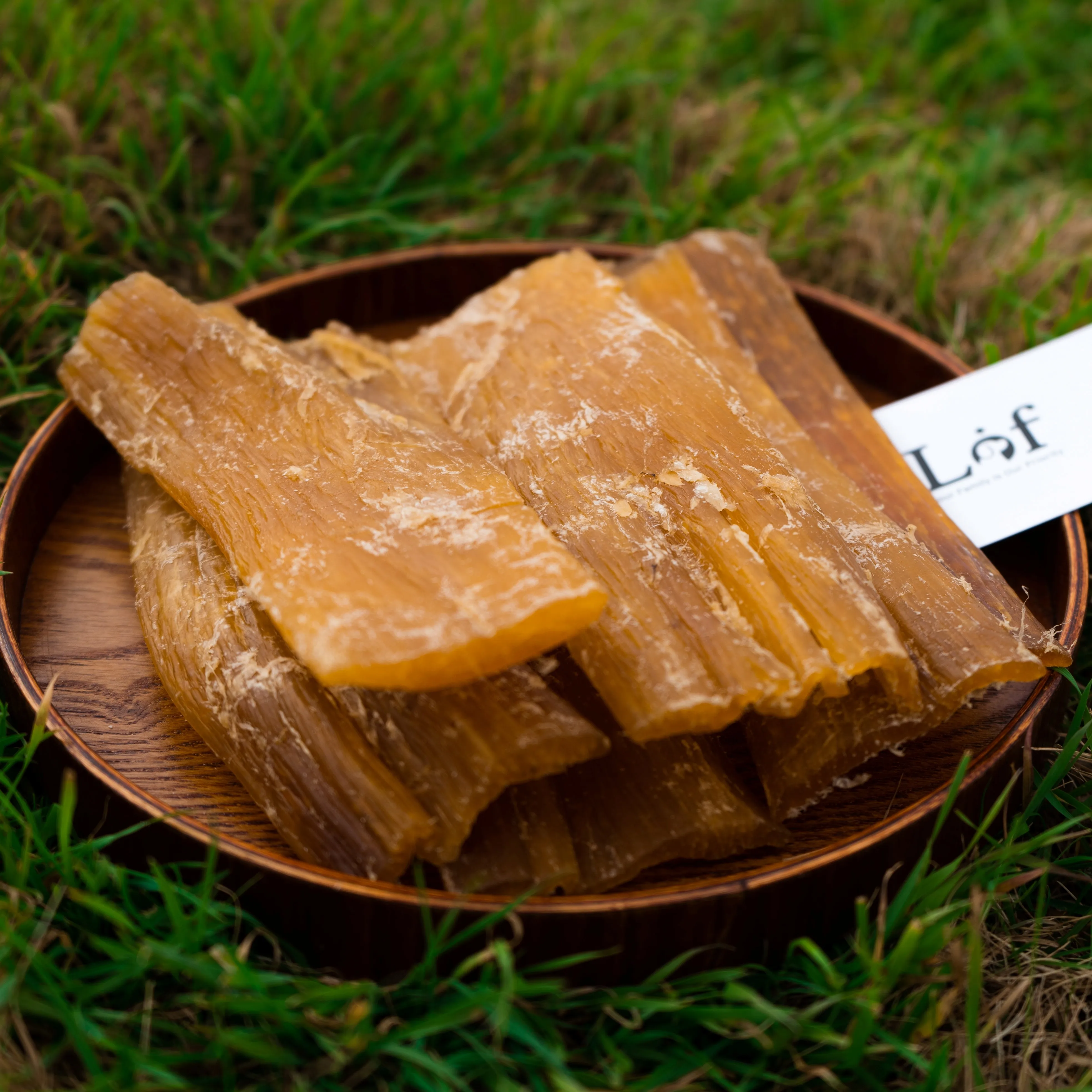 Grass-fed 6in Backstrap Tendons (Flats) 6 Counts Dog Cat Chew Treats - 100% Premium Beef High Collagen Free Range Cattle