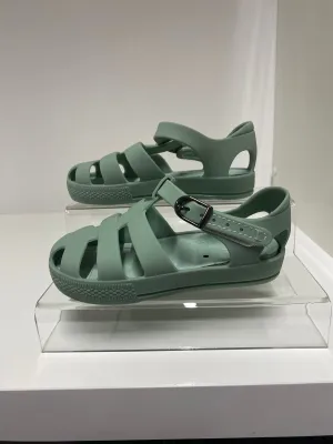 Green Jellie Sandals
