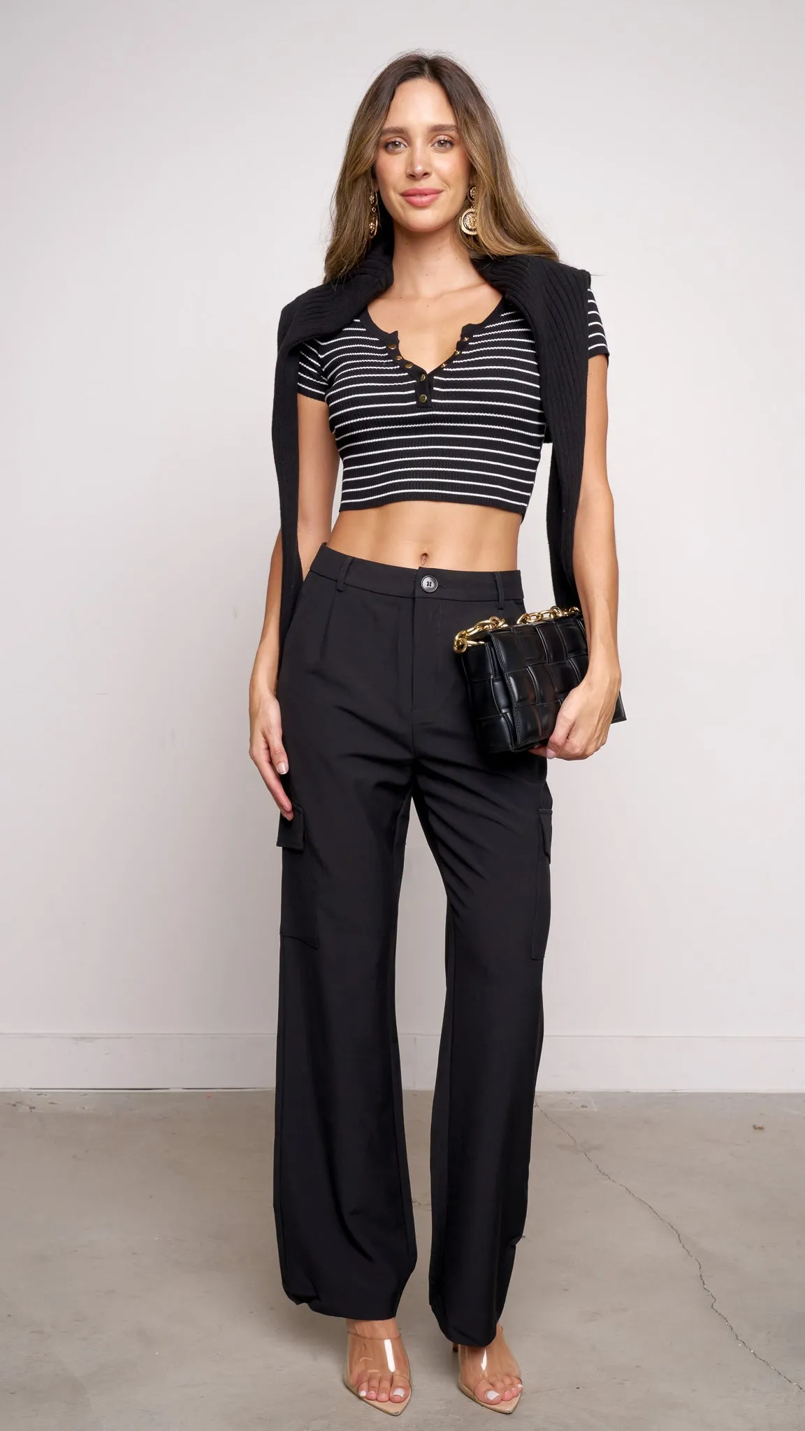 Greta Top in black