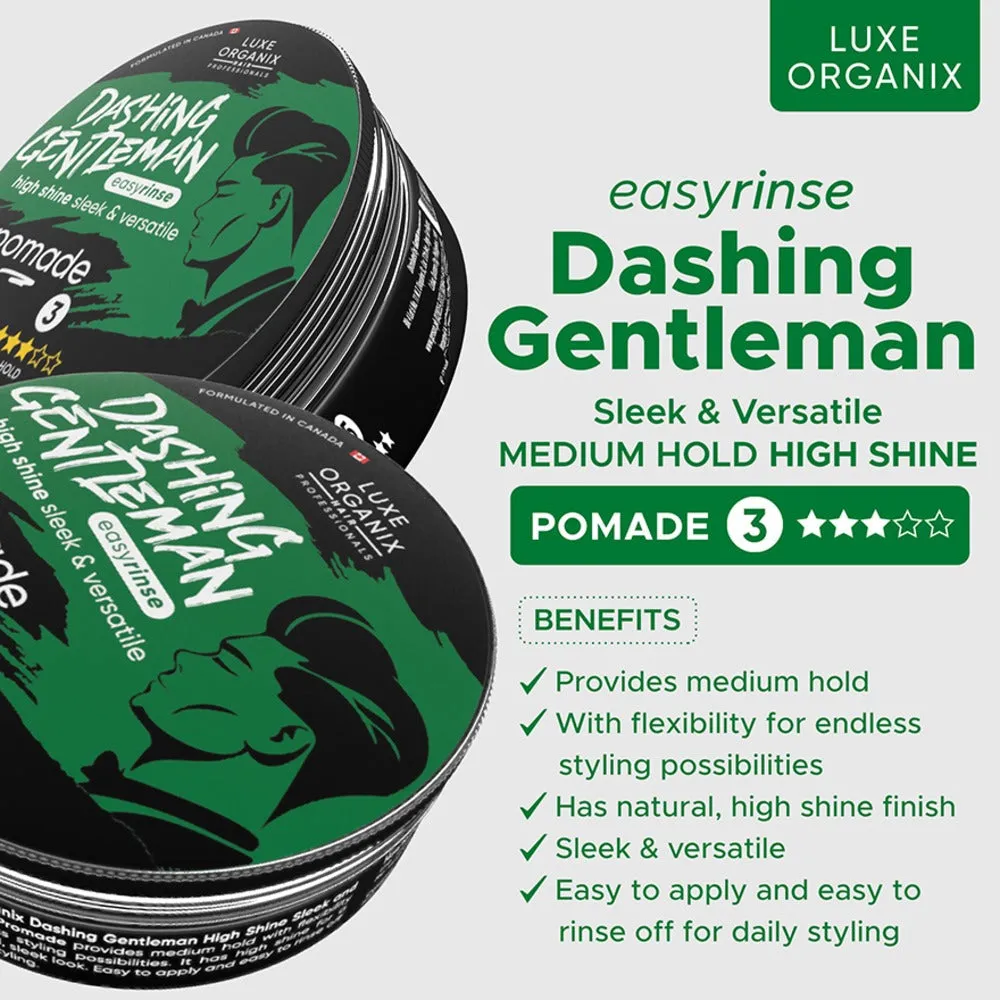 Hair Professionals Dashing Gentleman High Shine Sleek and Versatile Pomade 80g