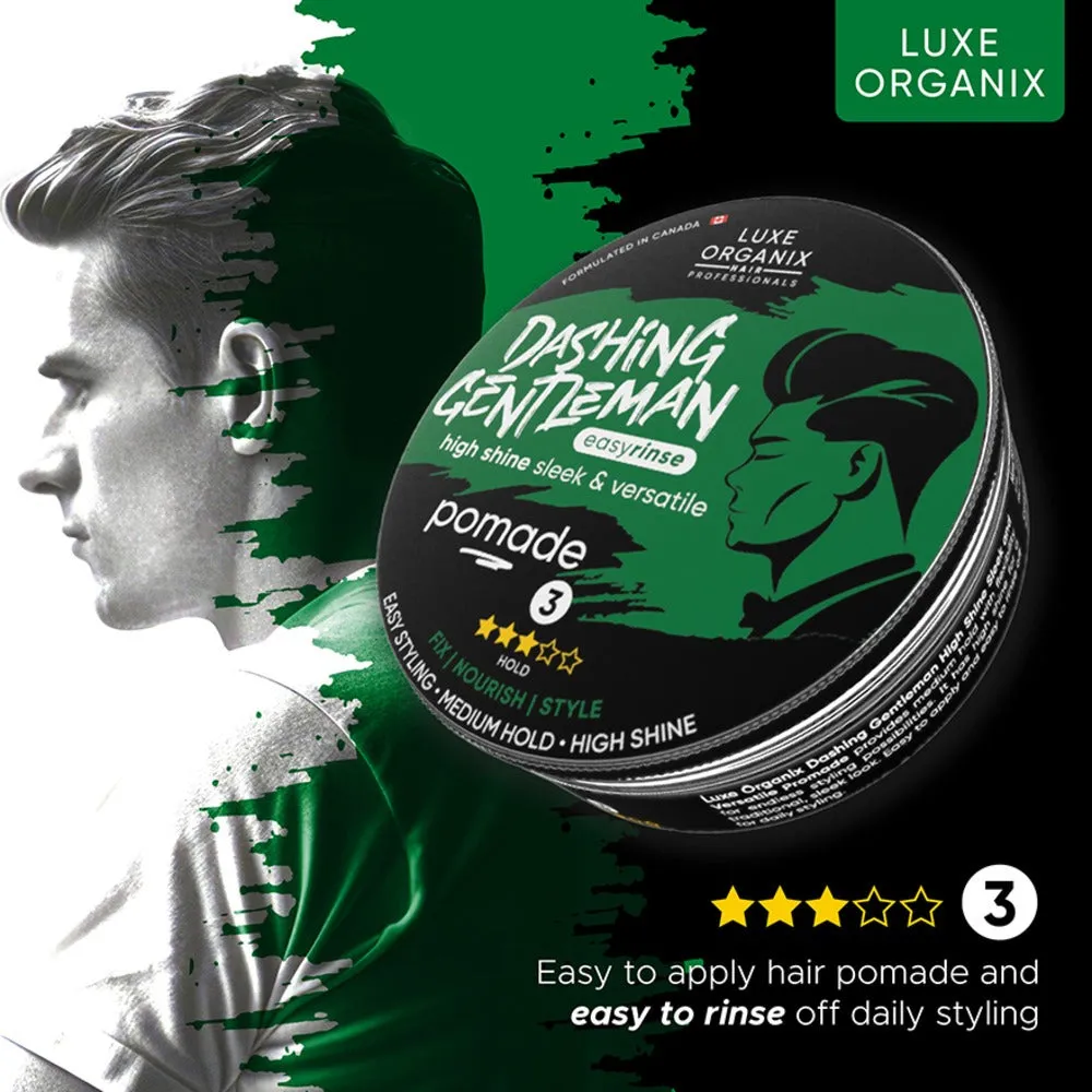 Hair Professionals Dashing Gentleman High Shine Sleek and Versatile Pomade 80g