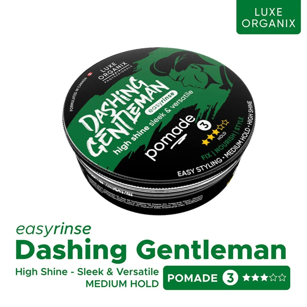 Hair Professionals Dashing Gentleman High Shine Sleek and Versatile Pomade 80g