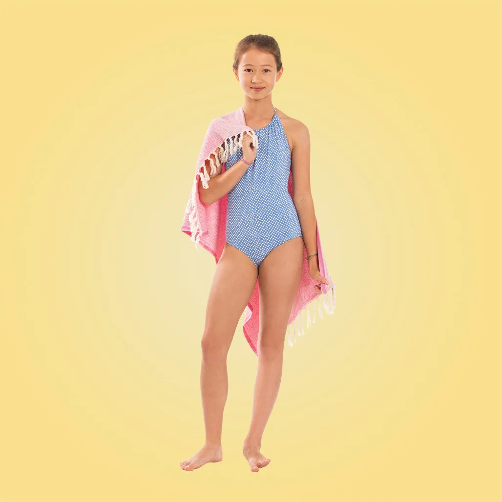 Hamptons Girls Bathers - Periwinkle Blue