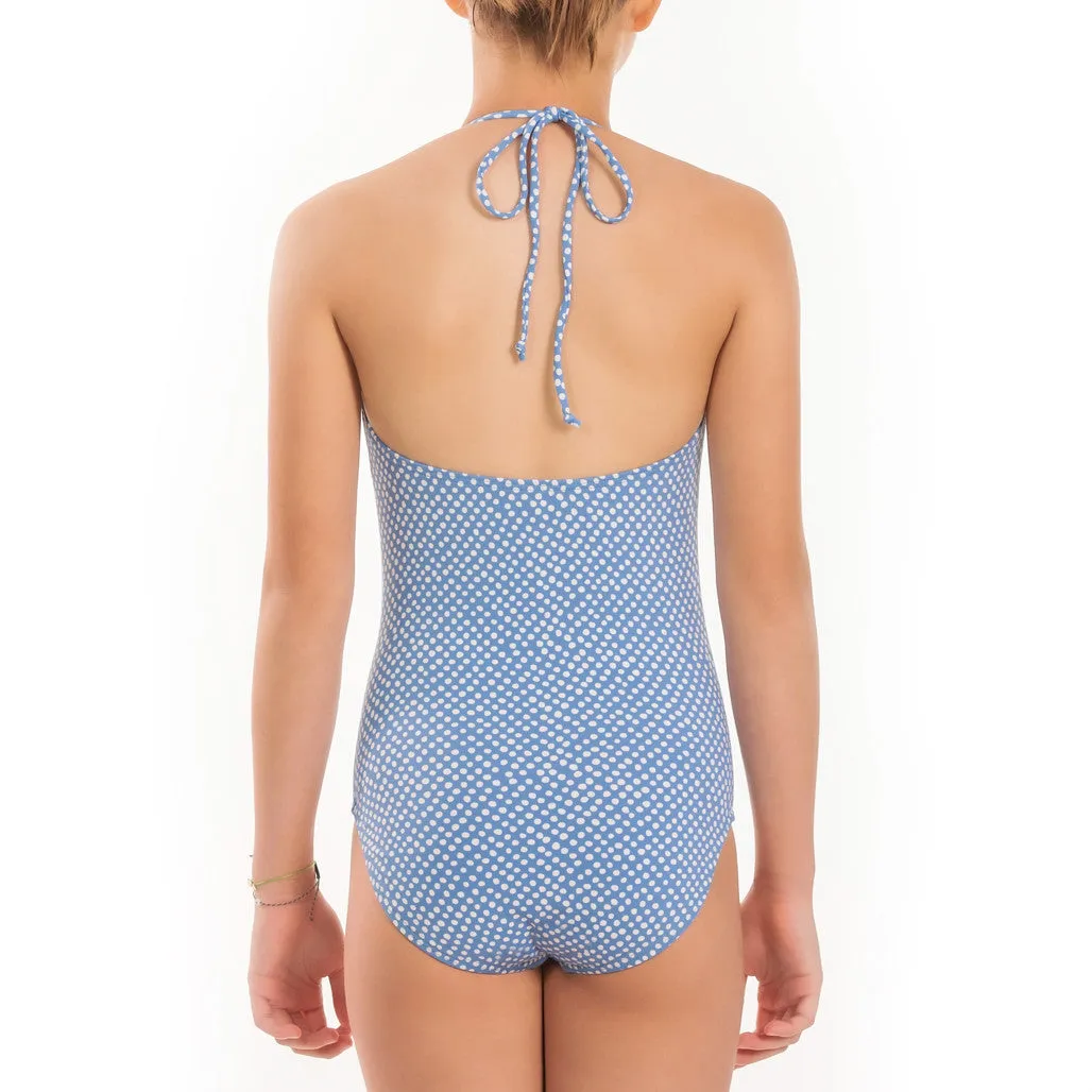 Hamptons Girls Bathers - Periwinkle Blue