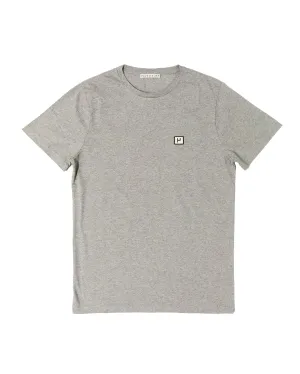 Haven Surf - Base Tee w/ H - logo patch - Heather Grey