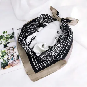 Hellbraunes Paisley Bandana